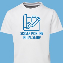 Initial Setup (Screen Printing)-per colour per size