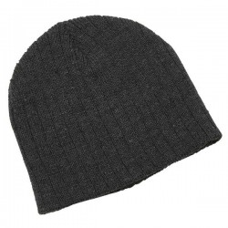 4455-Heather Cable Knit Beanie
