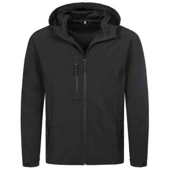 ST5240-Men's Active Softest Shell Hooded Jacket