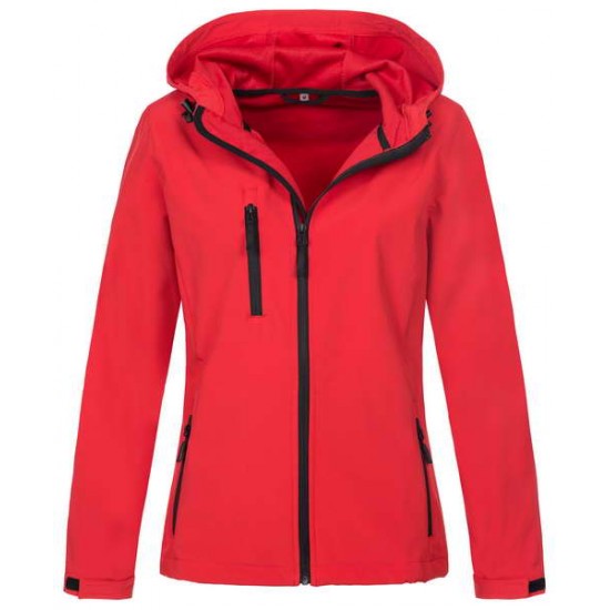 ST5340-Women's Active Softest Shell Hooded Jacket