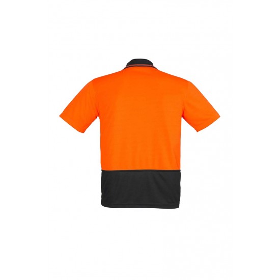 ZH231 - Unisex Hi Vis Basic Spliced Polo - Short Sleeve