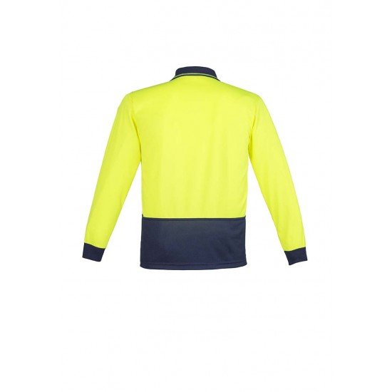 5 Pack Basic Hi Vis Polo L/S with 2 Logos Printing