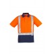 ZH233 - Mens Hi Vis Spliced Polo - Short Sleeve Shoulder Taped