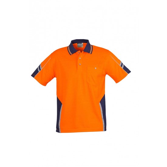 ZH237 - Mens Hi Vis Squad S/S Polo