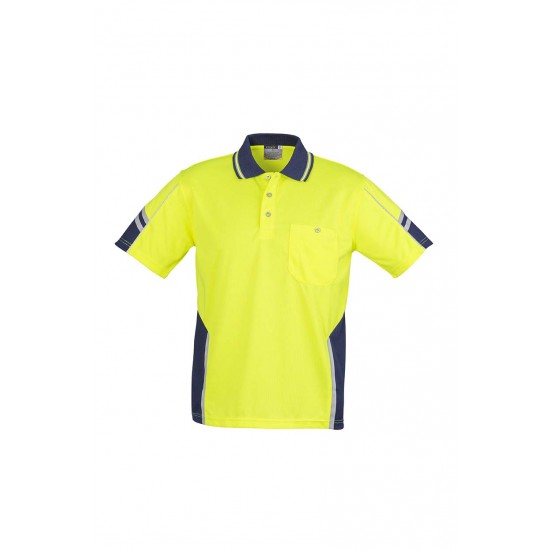 ZH237 - Mens Hi Vis Squad S/S Polo