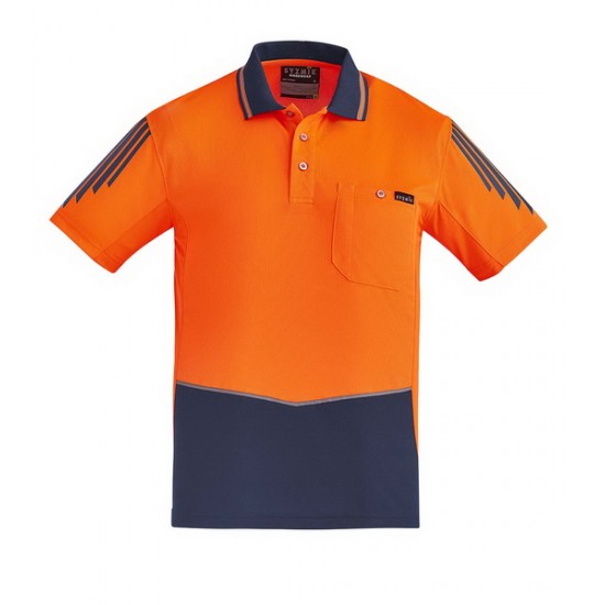 ZH315 - Mens Hi Vis Flux S/S Polo