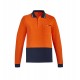 ZH430 - Mens Hi Vis Cotton L/S Polo