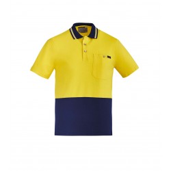 ZH435 - Mens Hi Vis Cotton S/S Polo