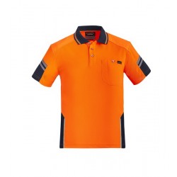 ZH465 - Mens Reinforced Hi Vis Squad S/S Polo