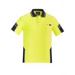 ZH465 - Mens Reinforced Hi Vis Squad S/S Polo