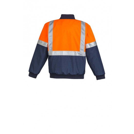 ZJ351 - Mens HI Vis Quilted Flying Jacket