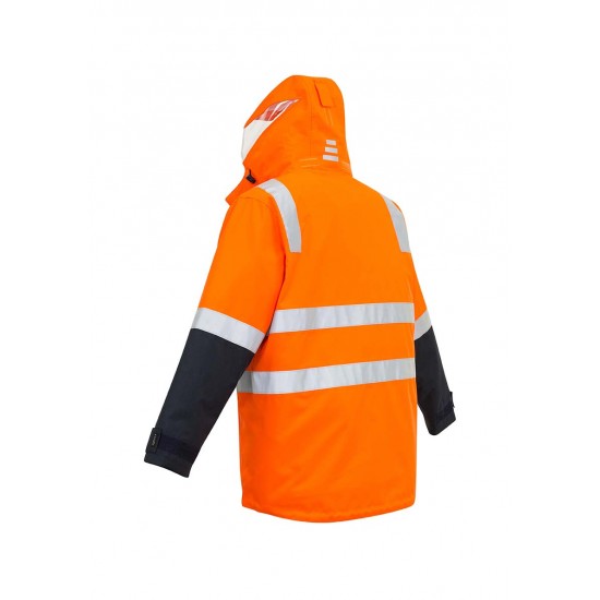 ZJ532 - Mens Hi Vis 4 in 1 Waterproof Jacket