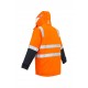 ZJ532 - Mens Hi Vis 4 in 1 Waterproof Jacket