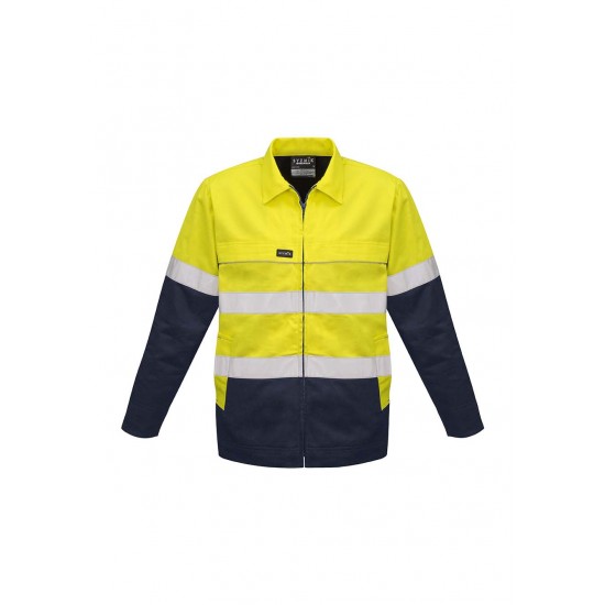 ZJ590 - Mens Hi Vis Cotton Drill Jacket