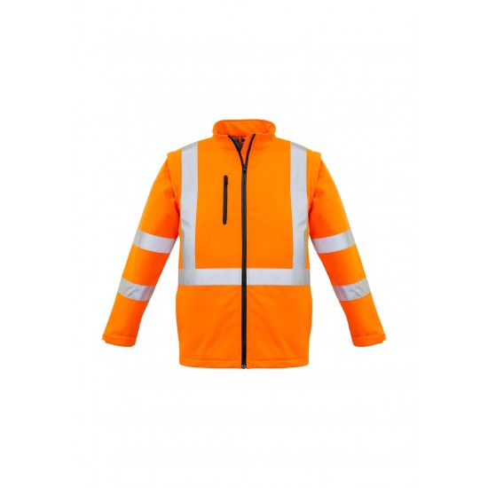 ZJ680 - Unisex Hi Vis 2 in 1 X Back Soft Shell Jacket