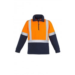 ZT462 - Mens Hi Vis Fleece Jumper - Shoulder Taped