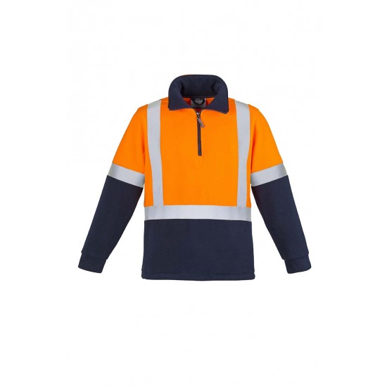 ZT462 - Mens Hi Vis Fleece Jumper - Shoulder Taped