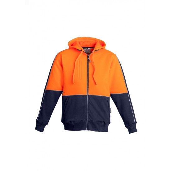 ZT464 - Mens Hi Vis Full Zip Hoodie