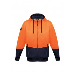 ZT478 - Unisex Hi Vis Textured Jacquard Full Zip Hoodie