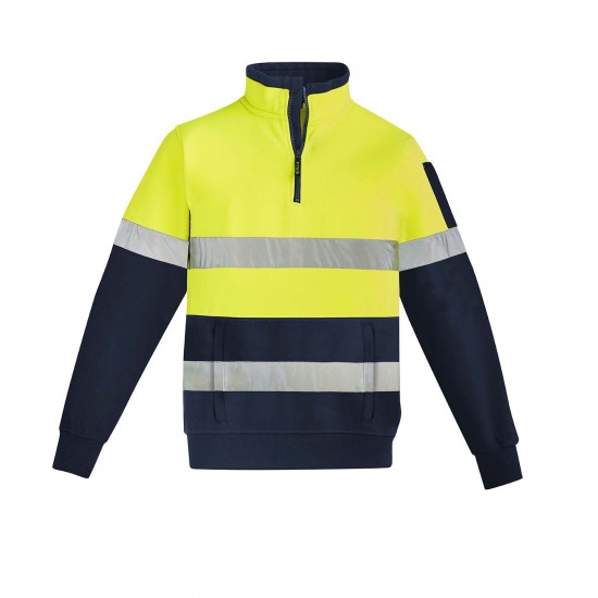 ZT567 - Mens Hi Vis 1/4 Zip Pullover - Hoop Taped