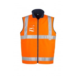 ZV358 - Mens Hi Vis Lightweight Fleece Lined Vest