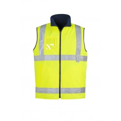 ZV358 - Mens Hi Vis Lightweight Fleece Lined Vest