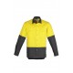 ZW122 - Mens Hi Vis Spliced Industrial Shirt