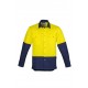 ZW122 - Mens Hi Vis Spliced Industrial Shirt