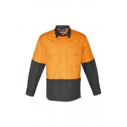 ZW128 - Mens Rugged Cooling Hi Vis Spliced Shirt