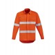 ZW145 - Mens Orange Flame HRC 2 Hoop Taped Open Front Spliced Shirt ZW145 - Mens Orange Flame HRC 2 Hoop Taped Open Front Spliced Shirt