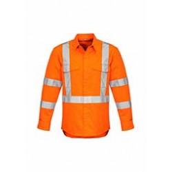 ZW690 - Mens Hi Vis X Back Taped Shirt