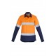 ZWL123 - Womens Hi Vis Spliced Industrial Shirt - Hoop Taped