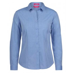 4FC1L - JB's LADIES CLASSIC L/S FINE CHAMBRAY