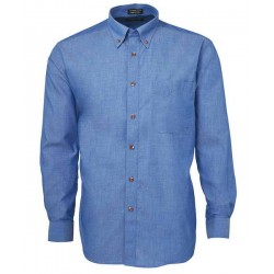 4IC - JB's L/S INDIGO CHAMBRAY SHIRT