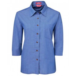 4LICT - JB's LADIES ORIGINAL 3/4 INDIGO CHAMBRAY SHIRT