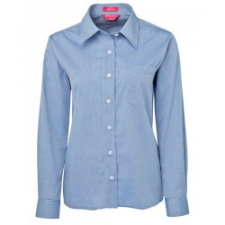 4LSL - JB's LADIES ORIGINAL L/S FINE CHAMBRAY SHIRT