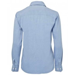 4LSL - JB's LADIES ORIGINAL L/S FINE CHAMBRAY SHIRT