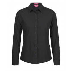 4PS1L - JB's LADIES L/S CLASSIC POPLIN SHIRT