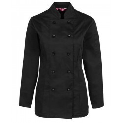 5CJ1 - JB's LADIES L/S CHEF'S JACKET