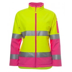 6D4J1 - JB's LADIES HV (day-and-night) SOFTSHELL JACKET