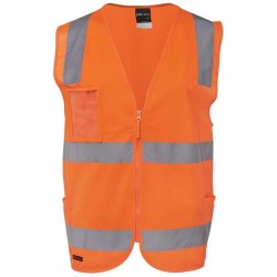 6DNSZ - JB's HV (day-and-night) ZIP SAFETY VEST 