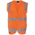 6DNSZ - JB's HV (day-and-night) ZIP SAFETY VEST 