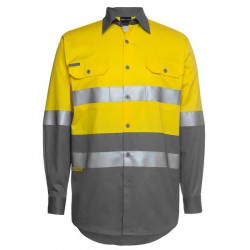 6DNWL - JB's HV L/S (day-and-night) 150G WORK SHIRT