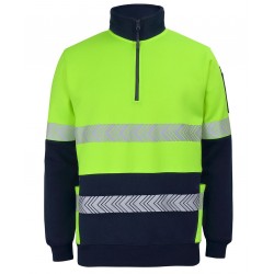 6DPS - JB's HV 330G 1/2 ZIP SEGMENTED TAPE FLEECE