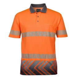 6HAS - JB's S/S ARROW SUB POLO WITH SEGMENTED TAPE