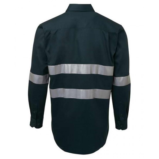 6HDNL - JB's L/S 190G WORK SHIRT WITH REFLECTIVE TAPE