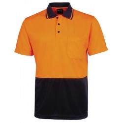 6HJNC - JB's HV JACQUARD NON CUFF POLO