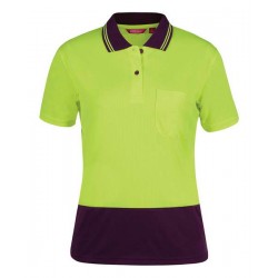 6HJS1 - JB's LADIES HV S/S JACQUARD POLO