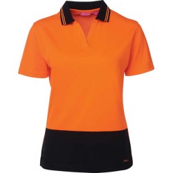 6HNB1 - JB's HV LADIES S/S NON BUTTON POLO