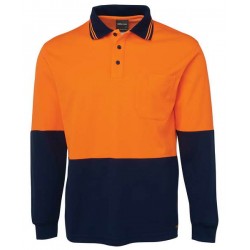 6HPL - JB's HV L/S COTTON BACK POLO